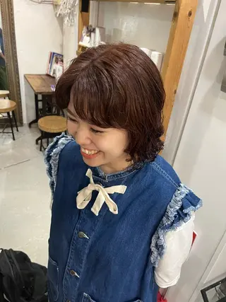 ミディアム カラー 🎀Yamasaki Yui🎀のヘアスタイル