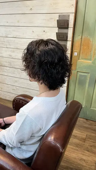 パーマ 秀虎 ／レディースショートのヘアスタイル