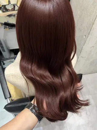 ロング カラー ブリーチなし 暖色カラー/井上あいのヘアスタイル