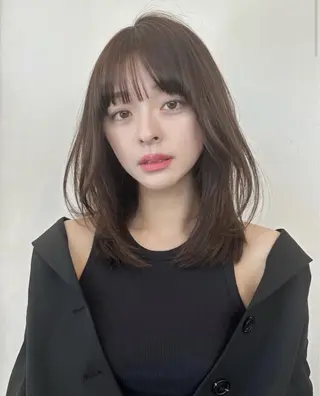 ミディアム utsumi uran 吉祥寺のヘアスタイル