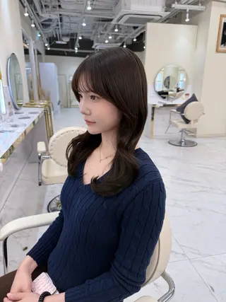 ロング カラー 韓国ヘア🇰🇷艶 カラー/sakuraのヘアスタイル