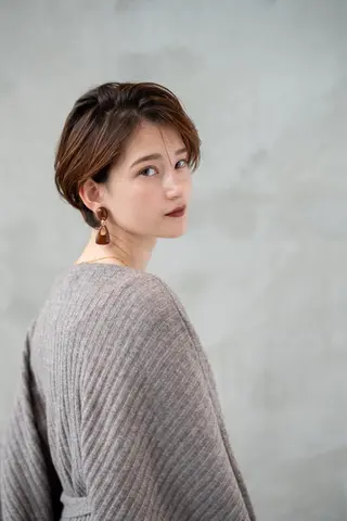 ショート カラー 🉐レイヤー/塩見 弘樹🉐渋谷のヘアスタイル