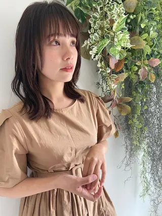 セミロング カラー パーマ ヘアアレンジ メンズ キッズ ネイル マツエク・マツパ アイブロウ Stockオーナー 古田翔平のヘアスタイル