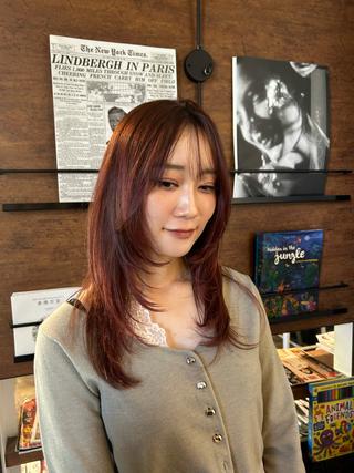 ロング NanaKo 表参道 レイヤー/ハッシュのヘアスタイル