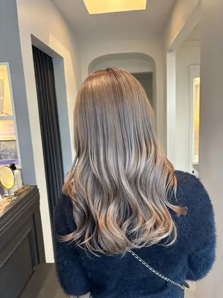 セミロング カラー 似合わせhair🎀 Manaのヘアスタイル