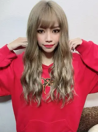 ロング カラー ✨ブリーチなしカラー ×髪質改善✨松村 潤のヘアスタイル