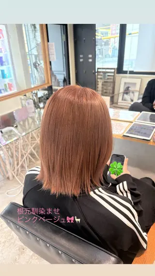 ミディアム KASUMI/noi 金山/カラーモデルのヘアスタイル
