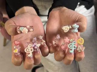 ネイル 渋谷T&B ロング ネイル/ユキ🤎のネイルデザイン