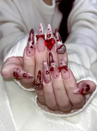 ネイル MoMoA Nail ネイル長さ出し専門店のネイルデザイン