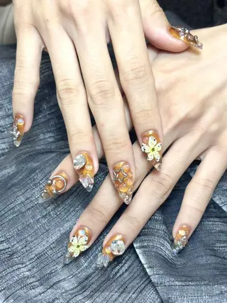 ネイル 長さ出し専門店💖 当日予約OK☆AKIのネイルデザイン