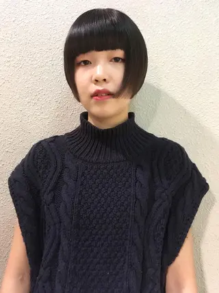 ショート ヨナイ チヒロのヘアスタイル