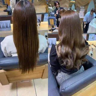 ロング 当日予約OKカット モデル濱川響太のヘアスタイル