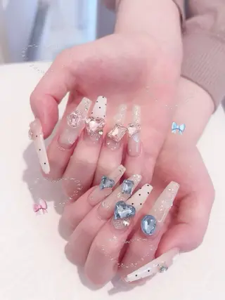 ネイル Sora  Nail 長さ出し専門店のネイルデザイン