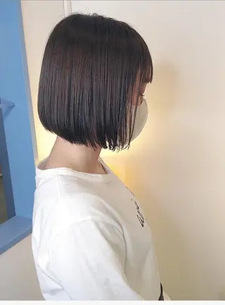 ショート 韓国✖️網紅🖤 パーマYURIYAのヘアスタイル