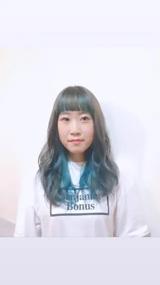 ロング カラー ヘアアレンジ アイラッシュ/美容室 個室/瀬戸 一菜のヘアスタイル