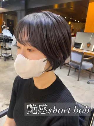ショート カラー 透明感カラー🌿 グレージュ🐺陽介のヘアスタイル