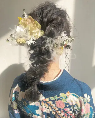 ロング ヘアアレンジ nakahara madokaのヘアスタイル