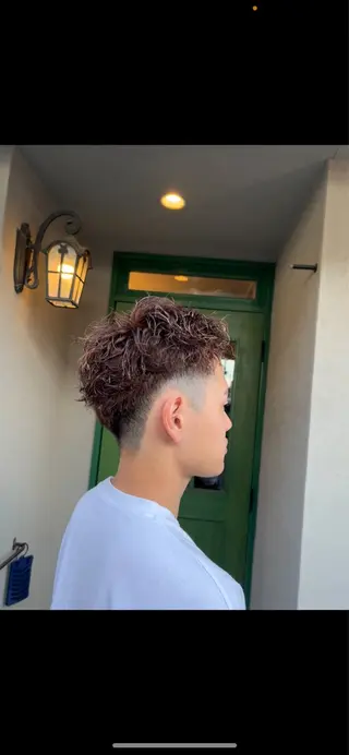 ショート パーマ メンズ SHION men's permのヘアスタイル