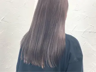 セミロング カラー 脱!黒髪 ダブルカラー【上野】のヘアスタイル