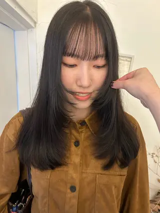 ロング カラー maho/垢抜け パーマカラーのヘアスタイル
