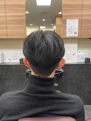 ショート メンズ メンズパーマモデル 大募集中のヘアスタイル