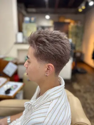 カラー メンズ 生駒のパーマ達人 FEELけんけんのヘアスタイル