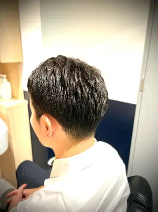 ショート メンズ 銀座メンズカット/ 銀座メンズパーマ/のヘアスタイル