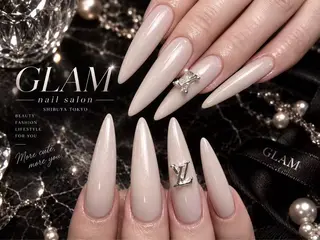 ネイル エツメ💅 長さ出し🎀デザインのネイルデザイン