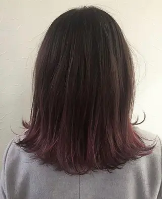 ミディアム 松浦 圭希のヘアスタイル
