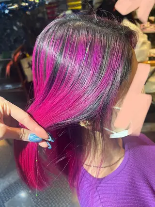 ミディアム カラー ヘアアレンジ KOYA ｺﾔのヘアスタイル