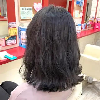 ミディアム カラー 櫻井 なんなのヘアスタイル