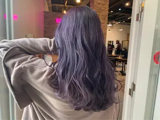 ロング カラー ヘアカラー&縮毛矯正 STAR☆RIVERのヘアスタイル