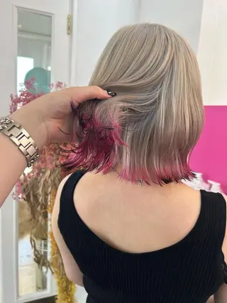 ミディアム カラー YURAGI🪴 FUTABAのヘアスタイル