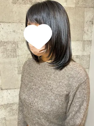 ミディアム 菅野 凪紗のヘアスタイル