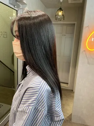 ロング カラー ナチュラル透明感🌱 小山美樹子のヘアスタイル