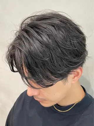 ショート パーマ ヘアアレンジ メンズ fifth 石川 凪のヘアスタイル