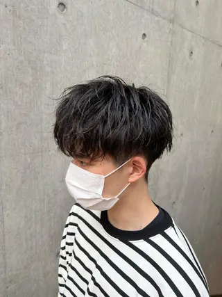ショート メンズ 梅田茶屋町メンズ 専門美容師 山元一平のヘアスタイル