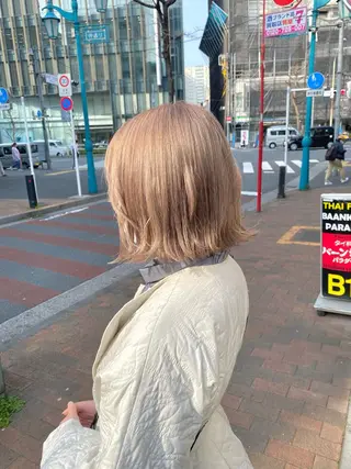 ミディアム カラー 木代成 陽太のヘアスタイル