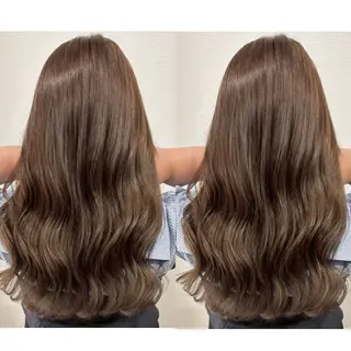 ロング カラー 切っぱなし💇‍♀️ イヤリング🎨龍之介のヘアスタイル