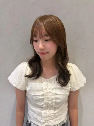 カラー 透明感カラー ‎🤍maoのヘアスタイル
