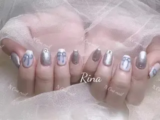 ネイル 長いだし/スカルプ/ パラシェルN.oneのネイルデザイン