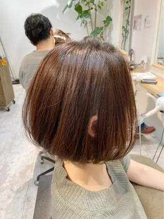 ショート パーマ 【女性指名No.1】 西口直子のヘアスタイル