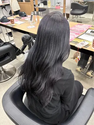 ロング miku/ラベンダー 透明感カラー🪻❤︎のヘアスタイル