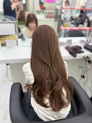 ロング カラー 🥂上品ワンホンヘア 🥂nozomiのヘアスタイル