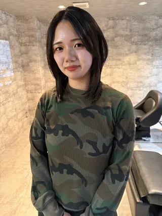 ミディアム パーマ mai / linoah˚✧のヘアスタイル