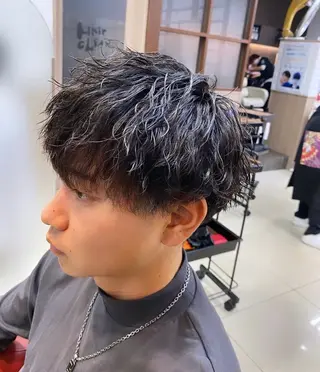 パーマ メンズ 田村 柊真のヘアスタイル