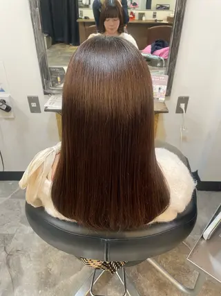 ロング ブリーチ無しカラー/ ハイトーンAKI🍎のヘアスタイル