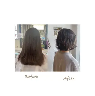 ミディアム カラー 豊橋美容院 ソンリエのヘアスタイル