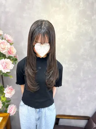 ロング 鈴木 美鈴のヘアスタイル