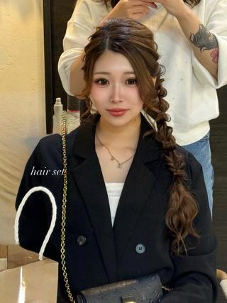 ロング ヘアアレンジ MOMO /ヘアセットのヘアスタイル